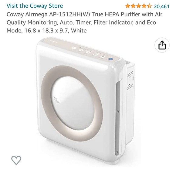 Coway Other Coway Air Purifier With Air Quality Monitoring Auto